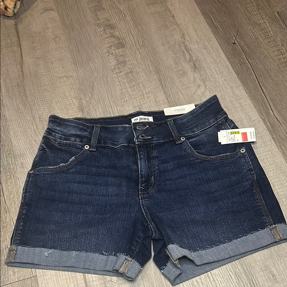 Chaps Dark Blue Jean Shorts